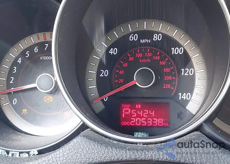 2011 Kia Forte Ex из США, поврежденный, VIN KNAFU4A26B5887810